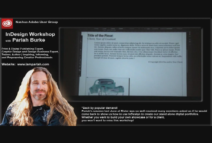 InDesign Workshop with Pariah Burke