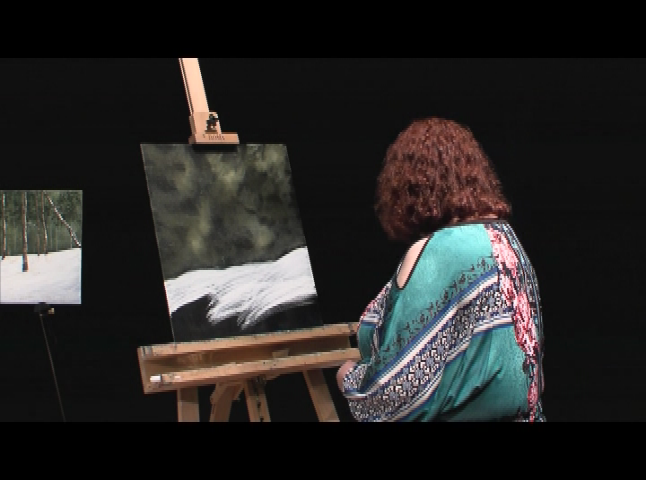 Thumbnail image for Lucy's Big Beautiful World of Painting Winter Woods