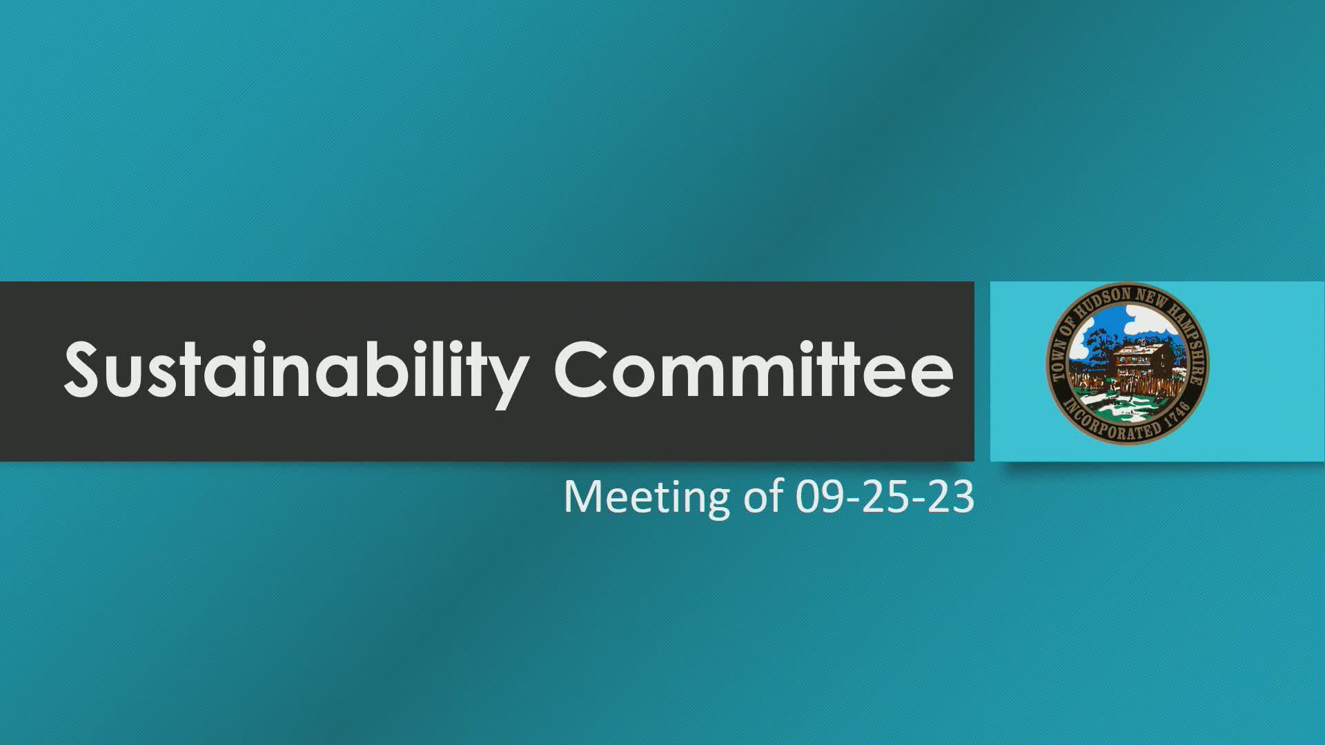 Navigate to Sustainability Committee Meeting of 10-23-23