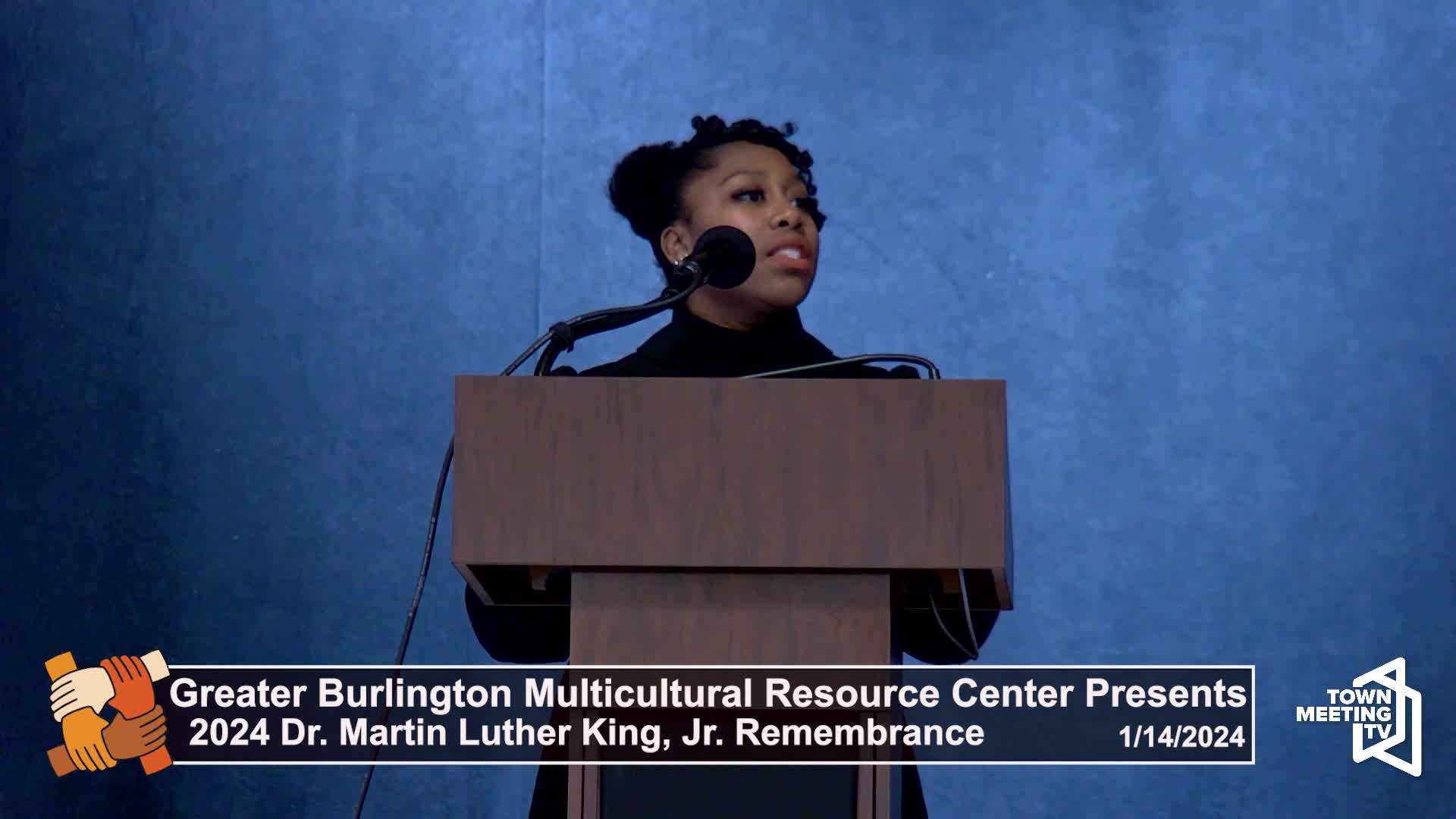 Thumbnail image for Martin Luther King Jr. Remembrance Ceremony 2024 - Mayor Ashton Hall & Ambassador Suzan Cook 1/14/2024