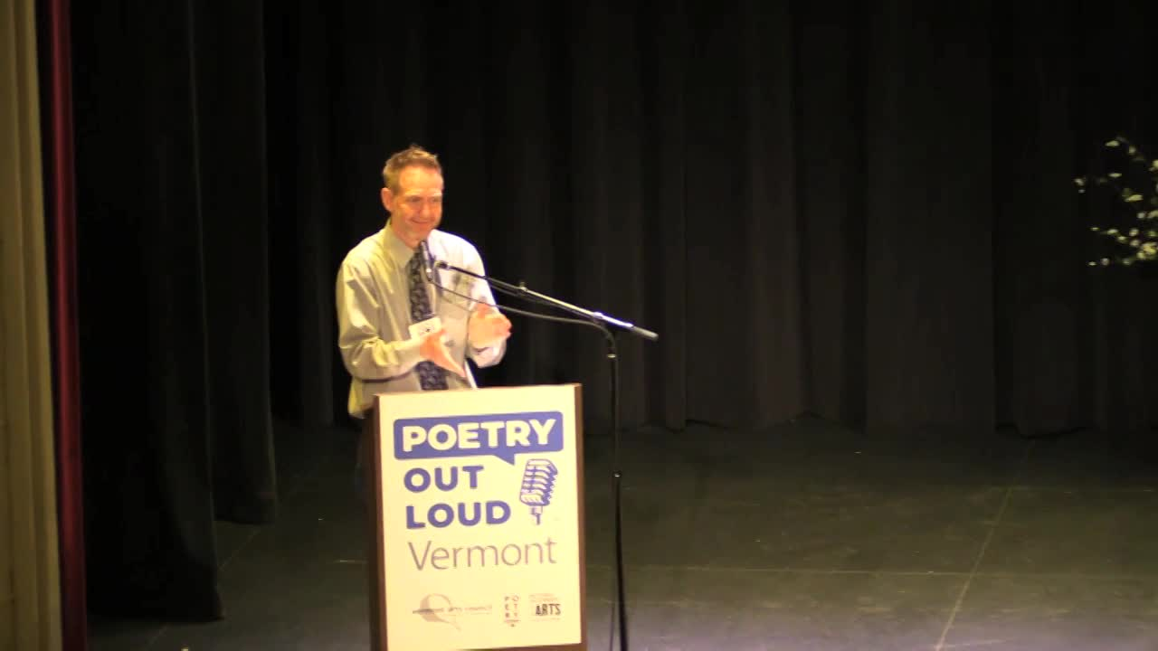 Thumbnail image for Region 2 Semifinal of the 2020 Vermont Poetry Out Loud Competition