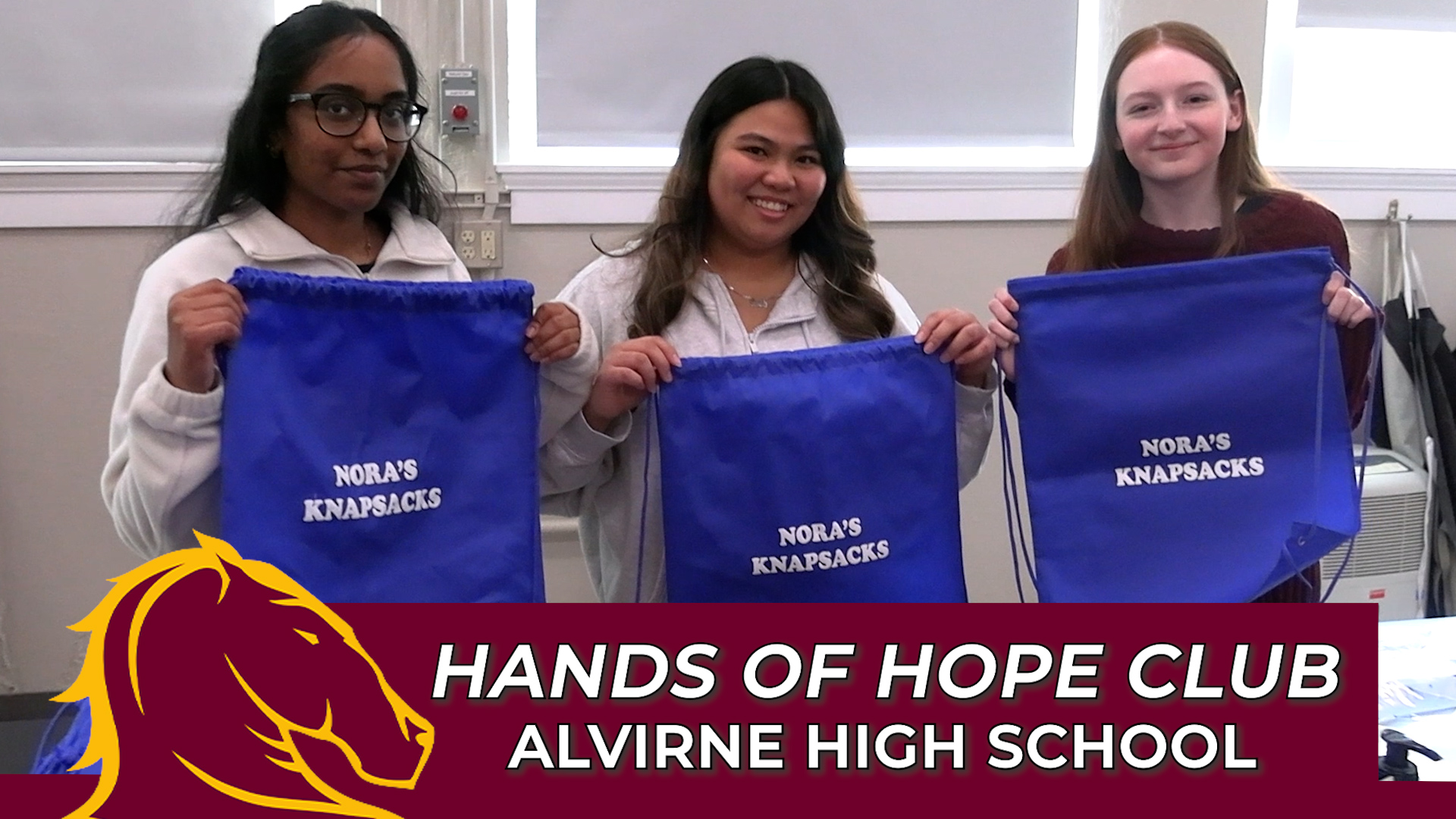 Thumbnail image for Alvirne High School Hands of Hope Club Knapsacks of Warmth