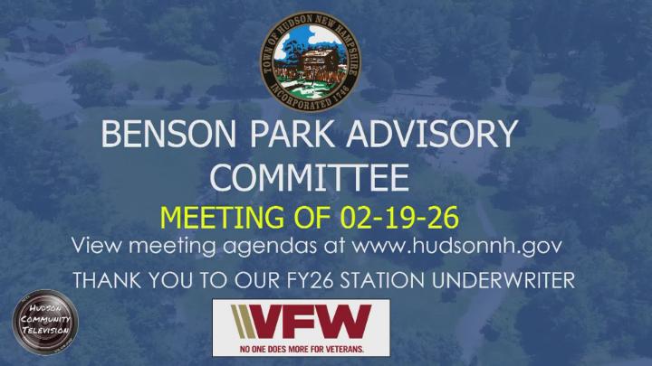 Thumbnail image for Benson Park Advisory Committee Meeting of 02-19-26