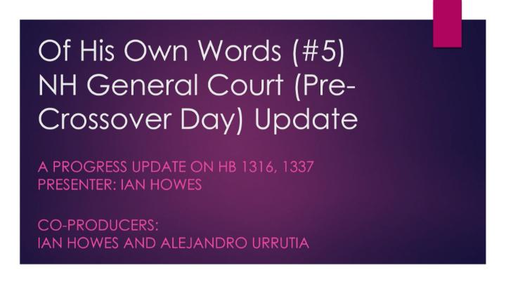 Thumbnail image for Of His Own Words Autism Awareness with Ian Howes Pt. 5