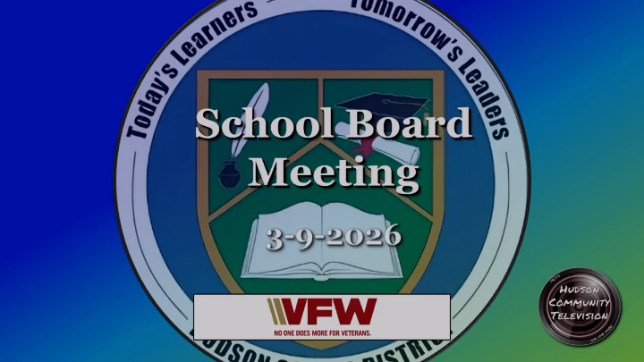 Thumbnail image for School Board Meeting of 03-09-26