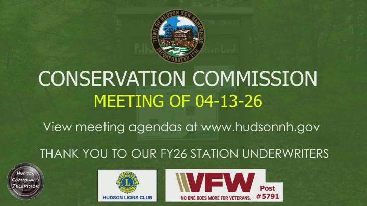 Thumbnail image for Conservation Commission Meeting of 04-13-26