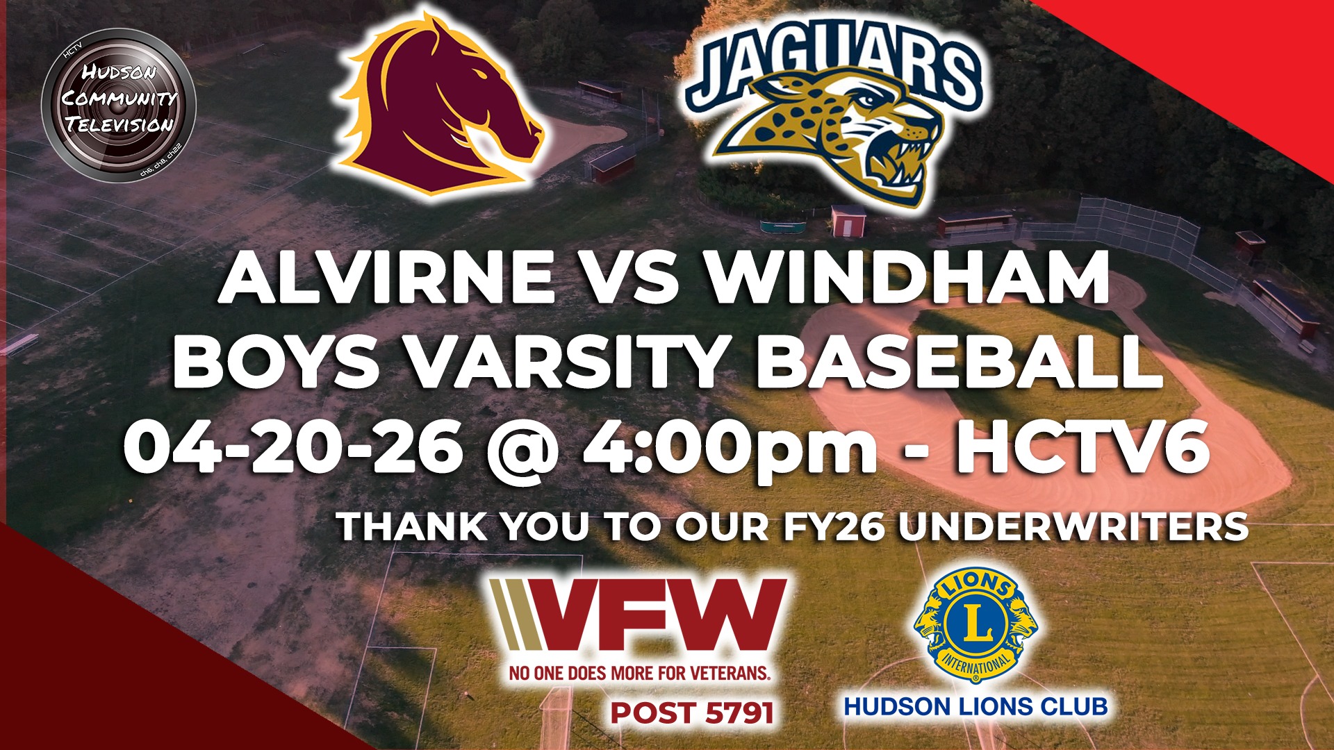 Thumbnail image for Alvirne vs Windham Boys Varsity Baseball 04-20-26