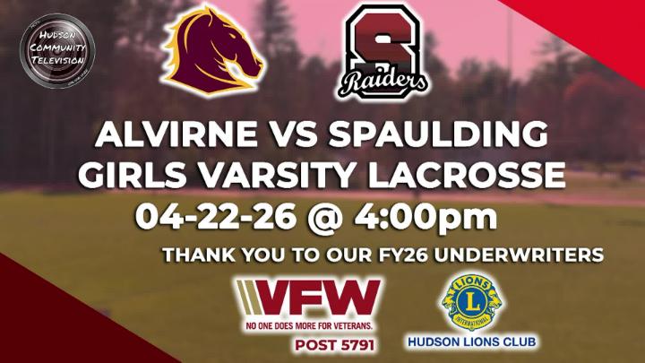 Thumbnail image for Alvirne vs Spaulding Girls Varsity Lacrosse 04-22-26
