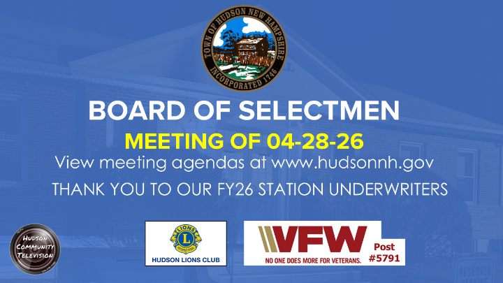 Thumbnail image for Board of Selectmen Meeting of 04-28-26