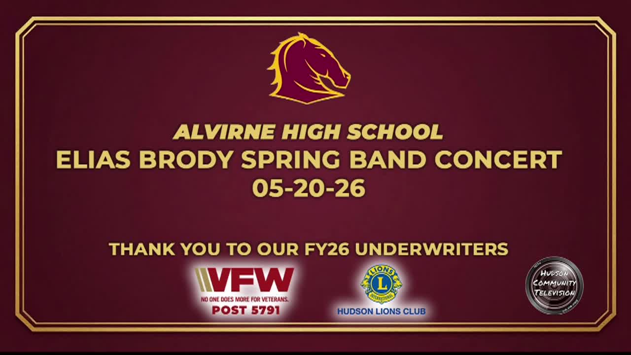 Thumbnail image for Elias Brody Band Concert @ Alvirne High School 05-20-26
