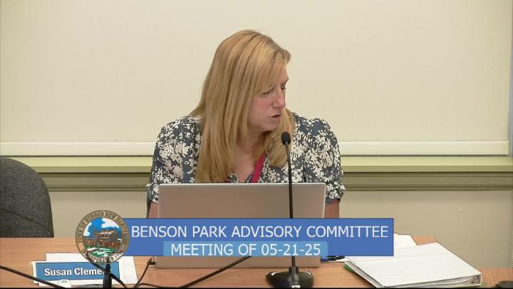 Thumbnail image for Benson Park Advisory Committee Meeting of 05-21-26