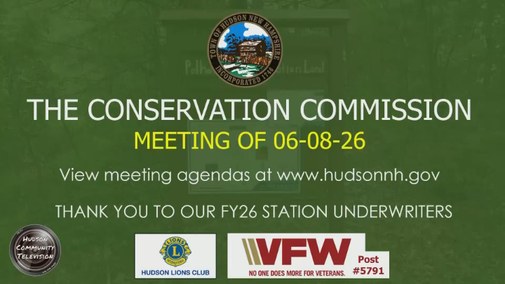 Thumbnail image for Conservation Commission Meeting of 06-08-26