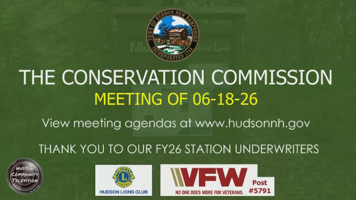 Thumbnail image for Conservation Commission Meeting of 06-18-26