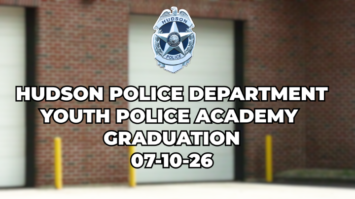 Thumbnail image for Hudson Police Department - 2026 HPD Youth Academy Graduation Ceremony
