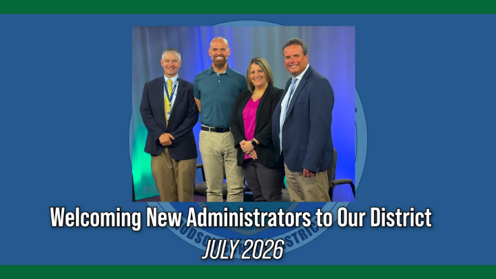Thumbnail image for Hudson School District Update - Meet Our New Administrators July 2026