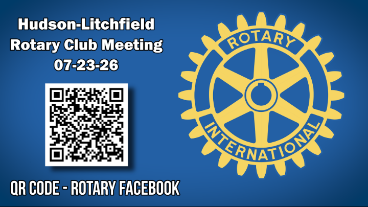 Thumbnail image for Hudson-Litchfield Rotary Club Meeting of 07-23-26