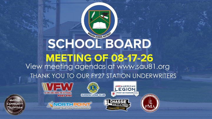 Thumbnail image for School Board Meeting of 08-17-26