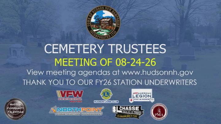 Thumbnail image for Cemetery Trustees Meeting of 08-24-26