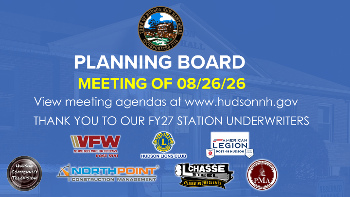 Thumbnail image for Planning Board Meeting of 08-26-26