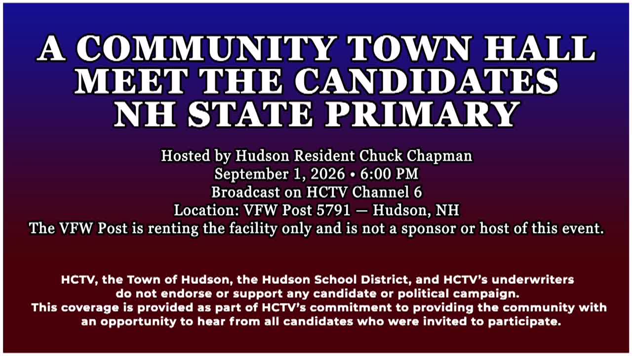 Thumbnail image for State Primary Candidate Forum Hosted by Chuck Chapman