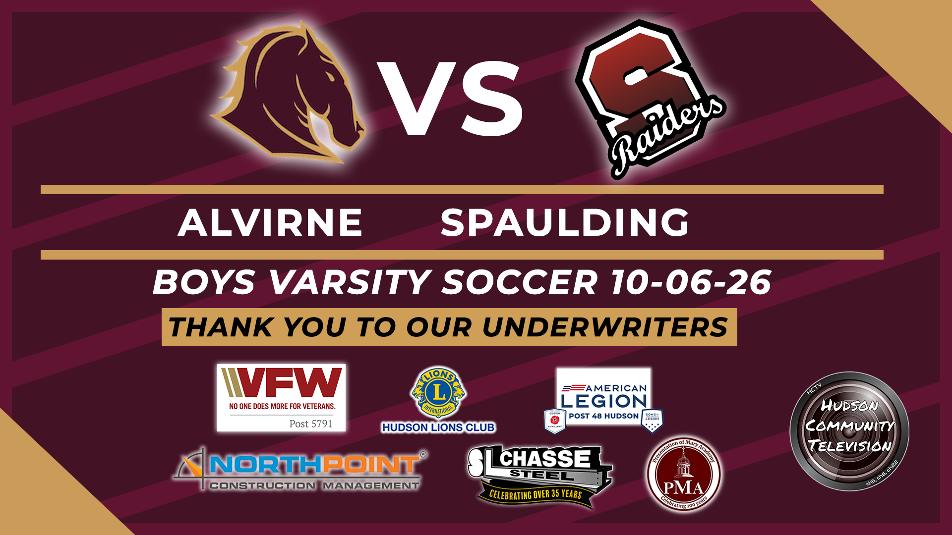Thumbnail image for Alvirne vs Spaulding Boys Varsity Soccer 10-06-26