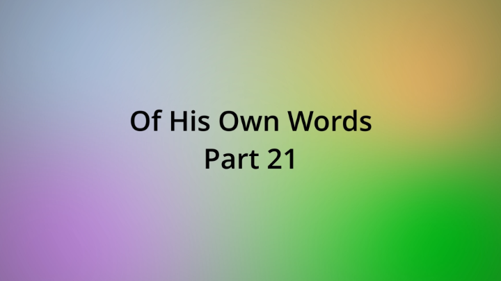 Thumbnail image for Of His Own Words Autism Awareness with Ian Howes Pt. 21