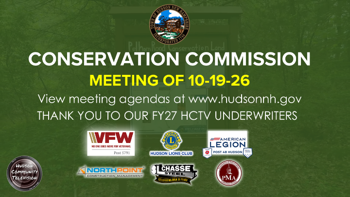 Thumbnail image for Conservation Commission Meeting of 10-19-26