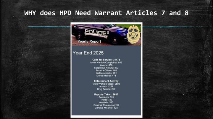 Thumbnail image for Freedom Unfiltered - 2026 HPD Warrant Articles