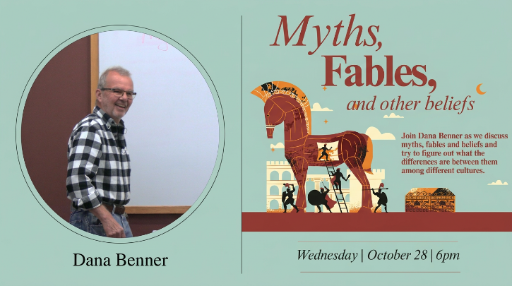 Thumbnail image for Rodgers Memorial Library - Myths, Fables, and other beliefs by Dana Benner