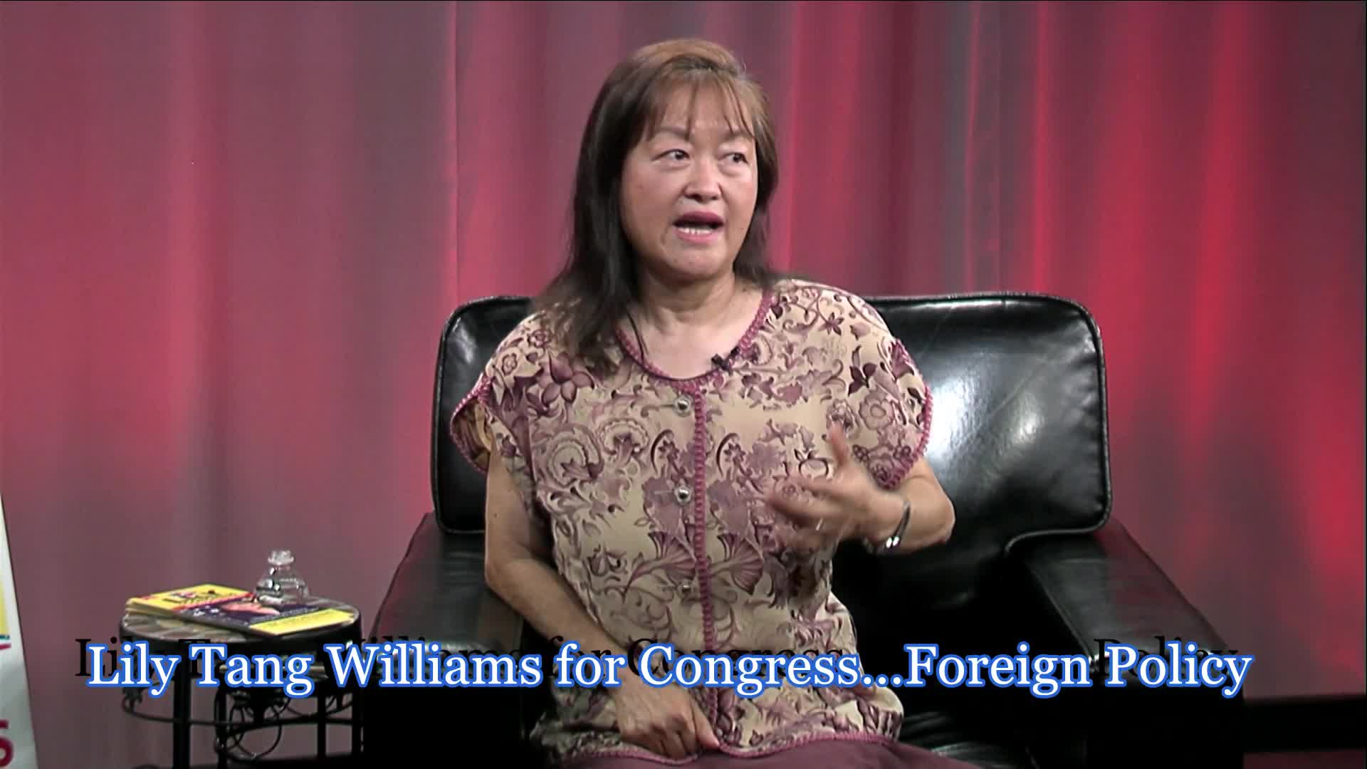Navigate to Peter's Corner - Lily Tang Williams Republican Candidate for U.S. Congress Foreign Policy