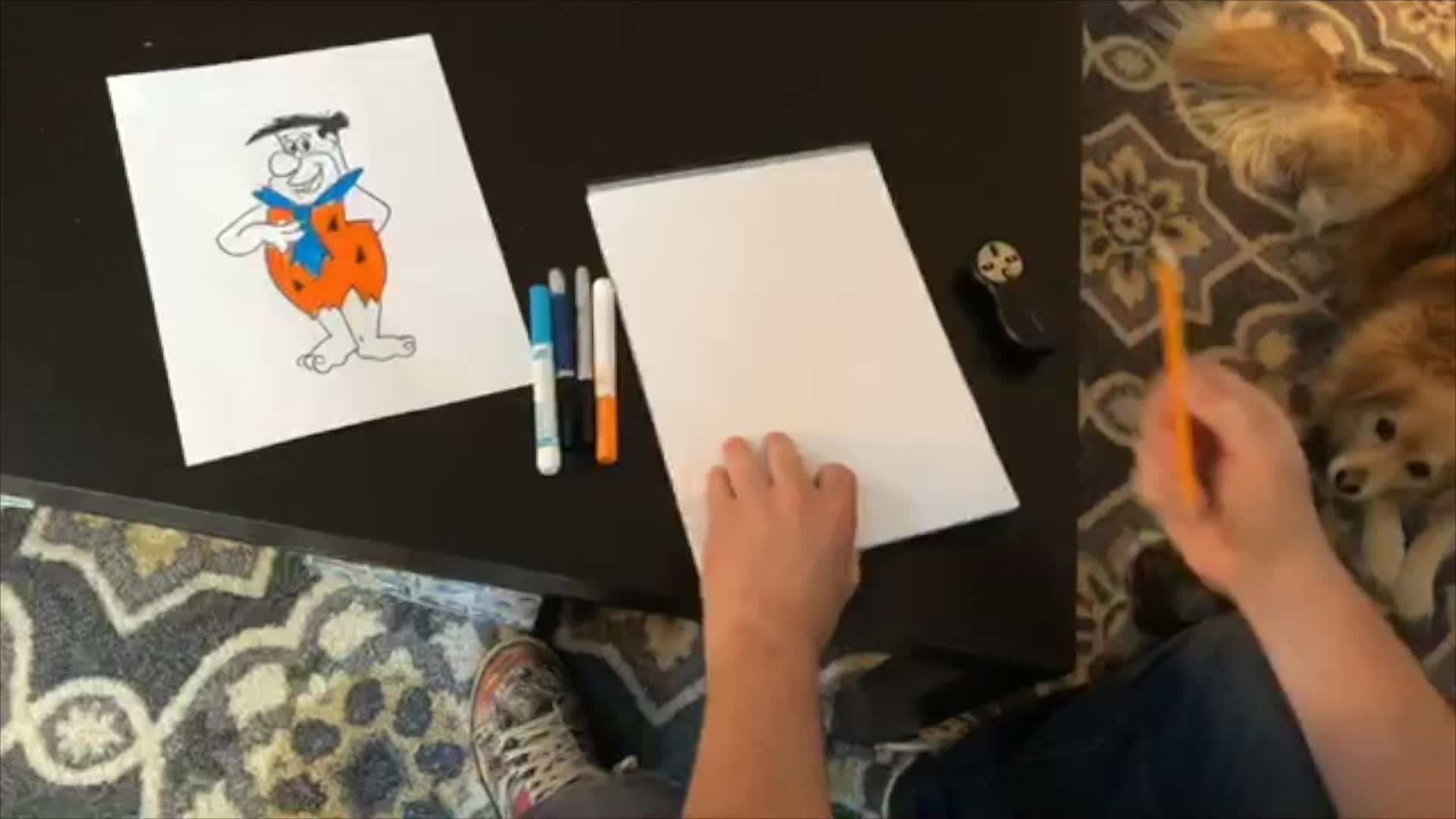 Thumbnail image for Saturday Morning Cartooning - Fred Flintstone