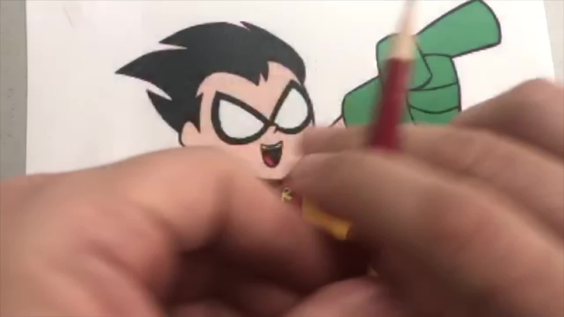 Thumbnail image for Saturday Morning Cartooning - Robin